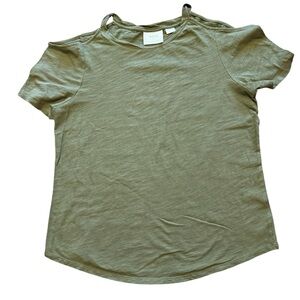 Maje cotton T-shirt size M olive colour in great condition